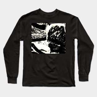 Rocks. Cross Symmetry. Abstract Photography. Long Sleeve T-Shirt